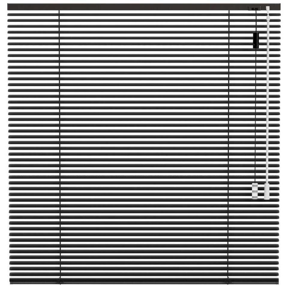 Leen Bakker - Fenstr Jaloezie 25mm Standaard Lak - Donker (20518) - Aluminium - Grijs - 120x10x10 Cm afbeelding 1