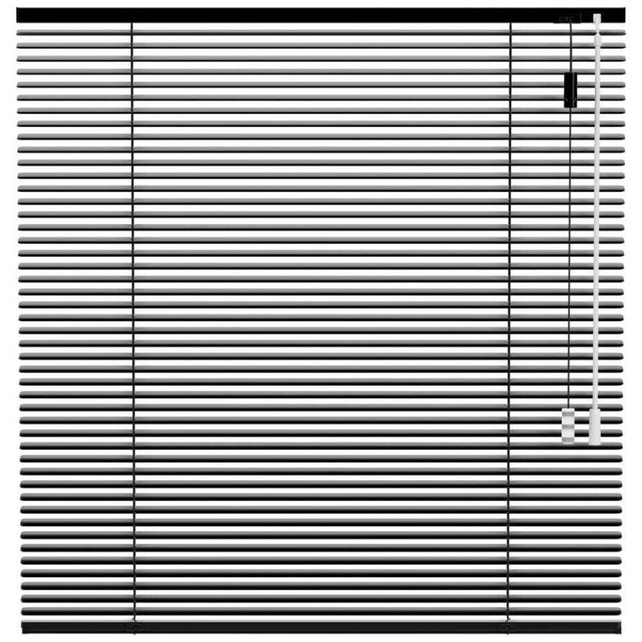Leen Bakker - Fenstr Jaloezie 25mm Glans - (15027) - Aluminium - Zwart - 120x10x10 Cm Leen Bakker - Fenstr Jaloezie 25mm Glans - (15027) - Aluminium - Zwart - 120x10x10 Cm afbeelding 1