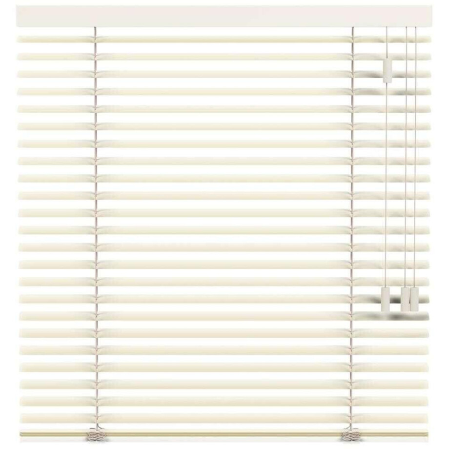 Leen Bakker - Fenstr Jaloezie 50mm Standaard Lak - (25008) - Aluminium - Crème - 120x10x10 Cm afbeelding 1