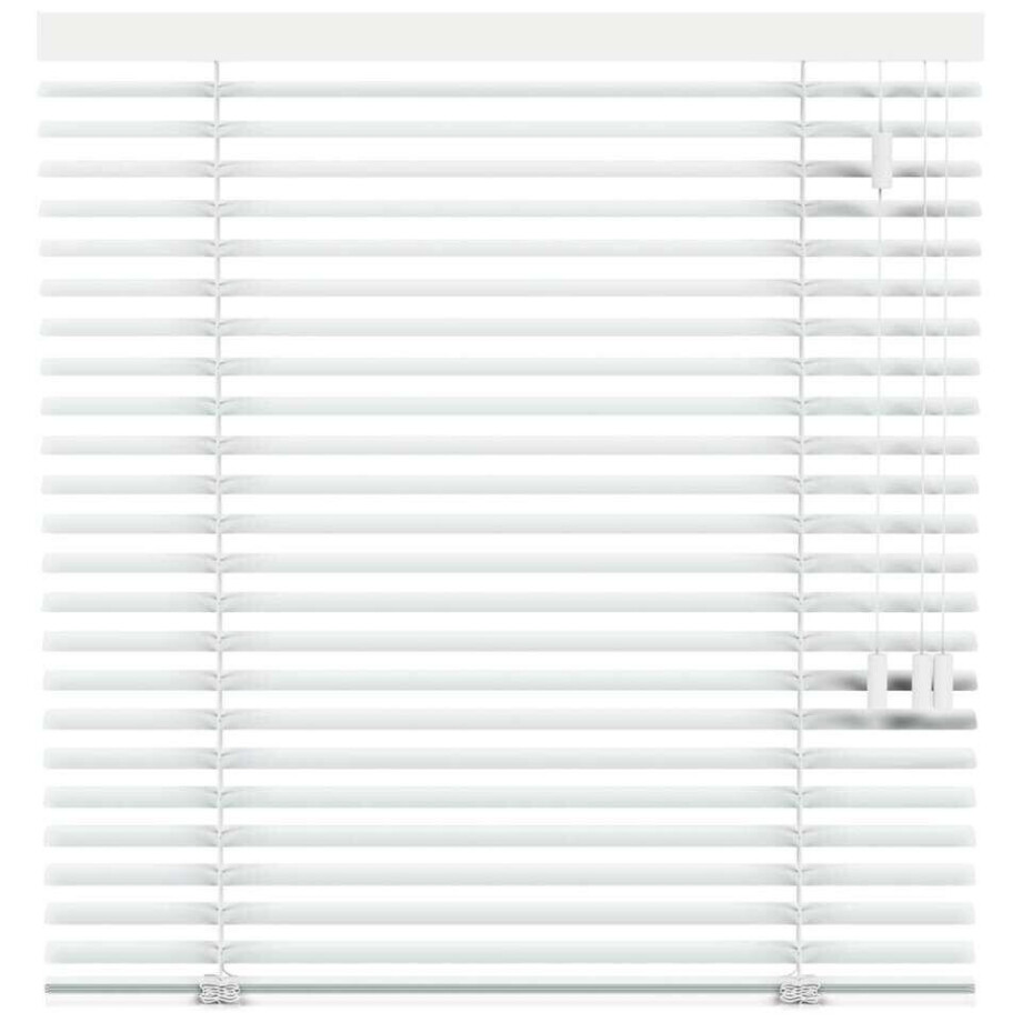 25% korting - Leen Bakker - Fenstr Jaloezie 50mm Standaard Lak - (10336) - Aluminium - Wit - 120x10x10 Cm 25% korting - Leen Bakker - Fenstr Jaloezie 50mm Standaard Lak - (10336) - Aluminium - Wit - 120x10x10 Cm afbeelding 1