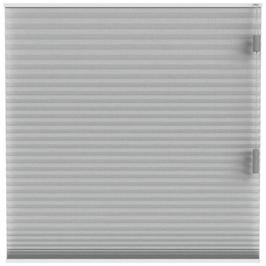 Leen Bakker - Fenstr Plisségordijn Cambridge Dubbel 25mm Transparant - Licht (20029) - Polyester - Grijs - 120x10x10 Cm afbeelding 1