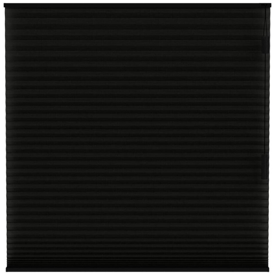 25% korting - Leen Bakker - Fenstr Plisségordijn Chicago Dubbel 25mm Lichtdoorlatend - (15019) - Polyester - Zwart - 120x10x10 Cm 25% korting - Leen Bakker - Fenstr Plisségordijn Chicago Dubbel 25mm Lichtdoorlatend - (15019) - Polyester - Zwart - 120x10x10 Cm afbeelding 1