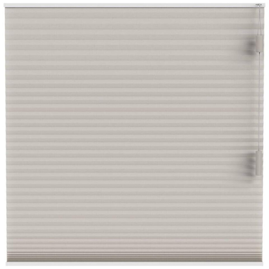 Leen Bakker - Fenstr Plisségordijn Boston Dubbel 25mm Lichtdoorlatend - Linnen (25511) - Polyester - Grijs - 120x10x10 Cm afbeelding 1