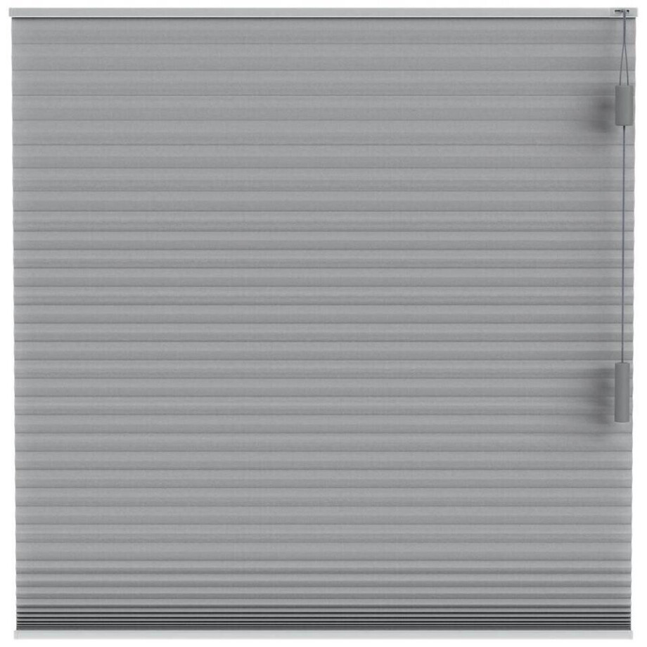 Leen Bakker - Fenstr Plisségordijn Toronto Dubbel 25mm Lichtdoorlatend - Donker (20514) - Polyester - Grijs - 120x10x10 Cm afbeelding 1