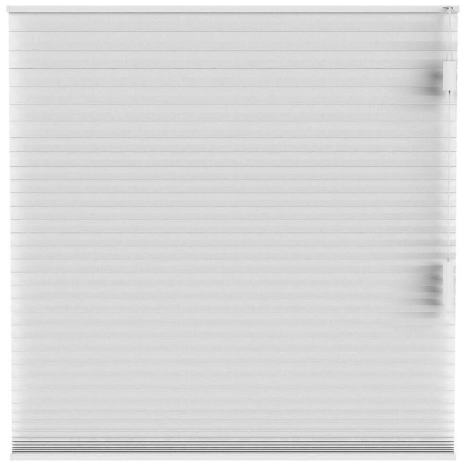 Leen Bakker - Plisségordijn Dubbel 25mm Verduisterend - (10327) - Polyester - Wit - 120x10x10 Cm afbeelding 1