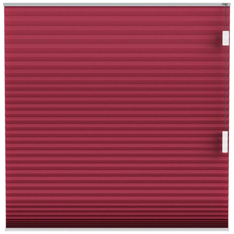Leen Bakker - Fenstr Plisségordijn Montreal Dubbel 25mm Verduisterend - Bordeaux (65602) - Polyester - Rood - 120x10x10 Cm afbeelding 1