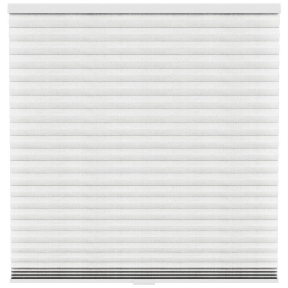 25% korting - Leen Bakker - Fenstr Plisségordijn Sidney Dubbel 45mm Transparant - Off-white (10718) - Polyester - Wit - 120x10x10 Cm afbeelding 1