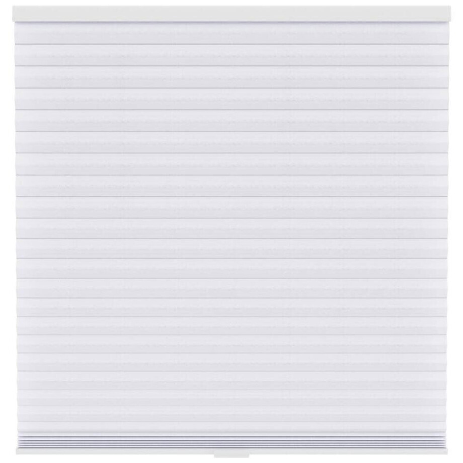 Leen Bakker - Fenstr Plisségordijn Singapore Dubbel 45mm Lichtdoorlatend - Sneeuw (10013) - Polyester - Wit - 120x10x10 Cm afbeelding 1