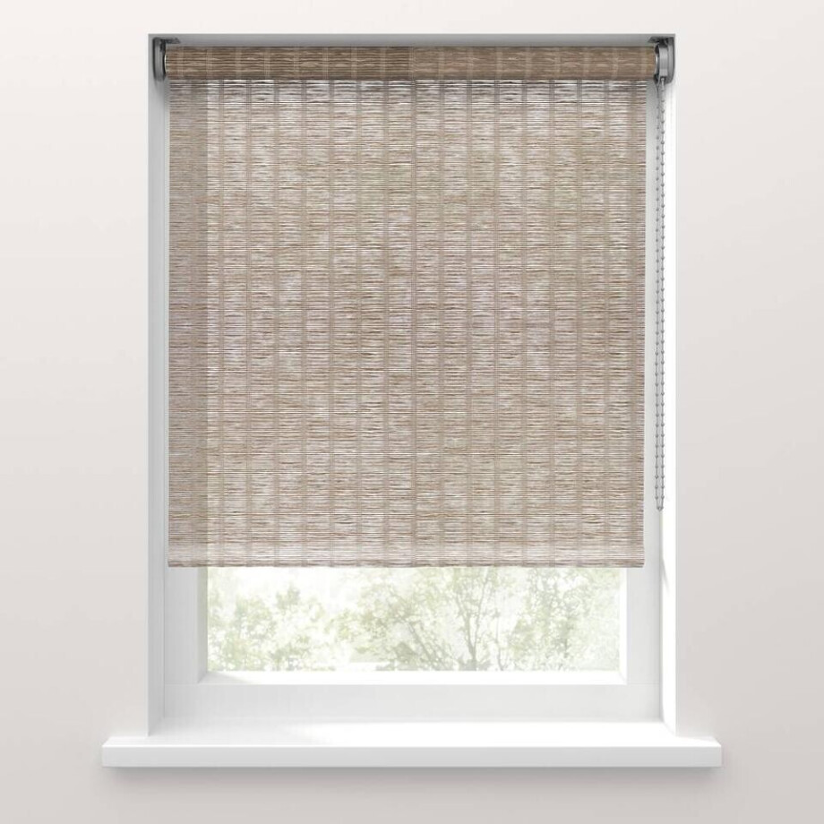Leen Bakker - Fenstr Rolgordijn Bali Transparant - Taupe (30041) - Polyester/Jute - Bruin - 120x10x10 Cm Leen Bakker - Fenstr Rolgordijn Bali Transparant - Taupe (30041) - Polyester/Jute - Bruin - 120x10x10 Cm afbeelding 1