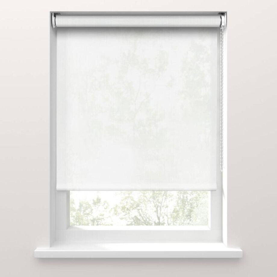 25% korting - Leen Bakker - Fenstr Rolgordijn Prato Transparant - (10026) - Polyester - Wit - 120x10x10 Cm 25% korting - Leen Bakker - Fenstr Rolgordijn Prato Transparant - (10026) - Polyester - Wit - 120x10x10 Cm afbeelding 1