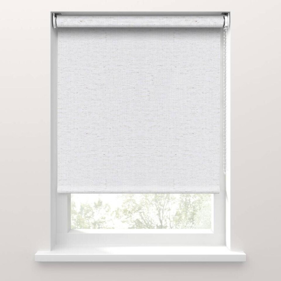 Leen Bakker - Fenstr Rolgordijn Bari Lichtdoorlatend - Zand (25017) - Polyester - Beige - 120x10x10 Cm afbeelding 1