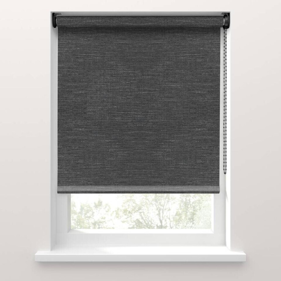 25% korting - Leen Bakker - Fenstr Rolgordijn Lucca Lichtdoorlatend - (15044) - Polyester - Zwart - 120x10x10 Cm 25% korting - Leen Bakker - Fenstr Rolgordijn Lucca Lichtdoorlatend - (15044) - Polyester - Zwart - 120x10x10 Cm afbeelding 1