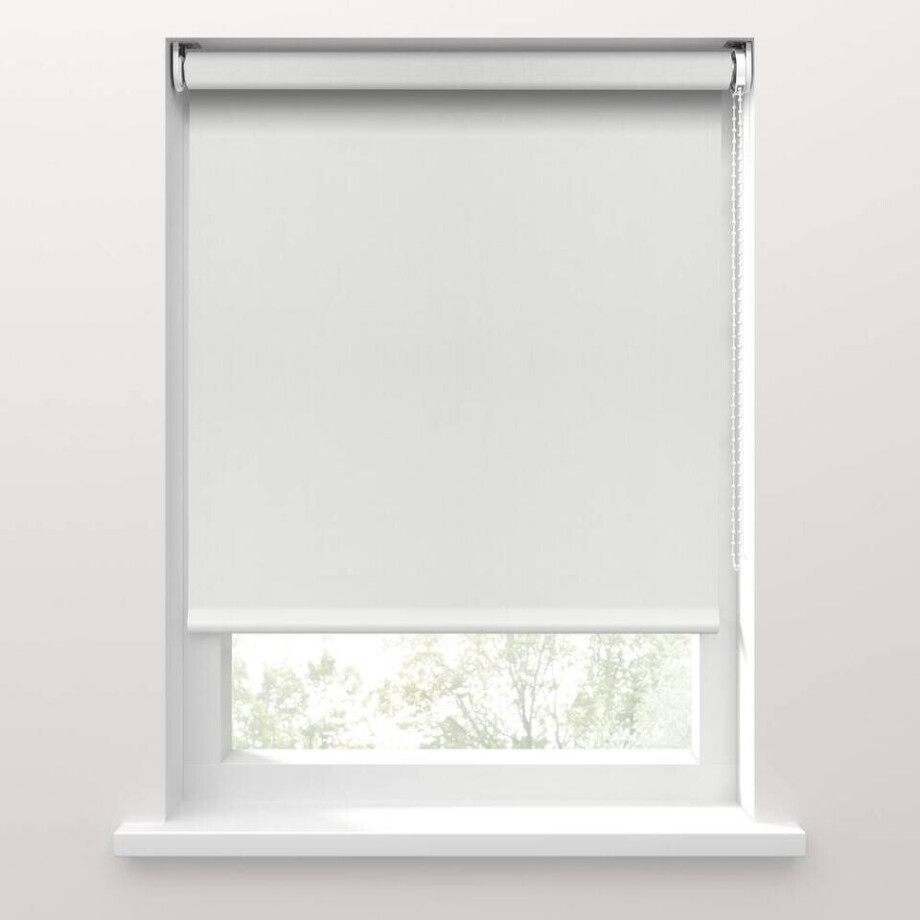 25% korting - Leen Bakker - Fenstr Rolgordijn Cadiz Lichtdoorlatend - Beige Grijs (20059) - Polyester - Grijs#Beige - 120x10x10 Cm afbeelding 1