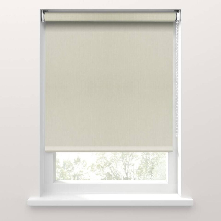 Leen Bakker - Fenstr Rolgordijn Cadiz Lichtdoorlatend - Zand (25016) - Polyester - Beige - 120x10x10 Cm afbeelding 1