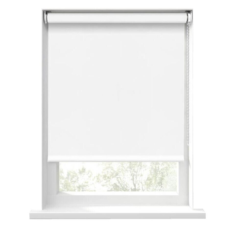 Leen Bakker - Rolgordijn Latina Verduisterend - (10043) - Polyester - Wit - 120x10x10 Cm Leen Bakker - Rolgordijn Latina Verduisterend - (10043) - Polyester - Wit - 120x10x10 Cm afbeelding 1