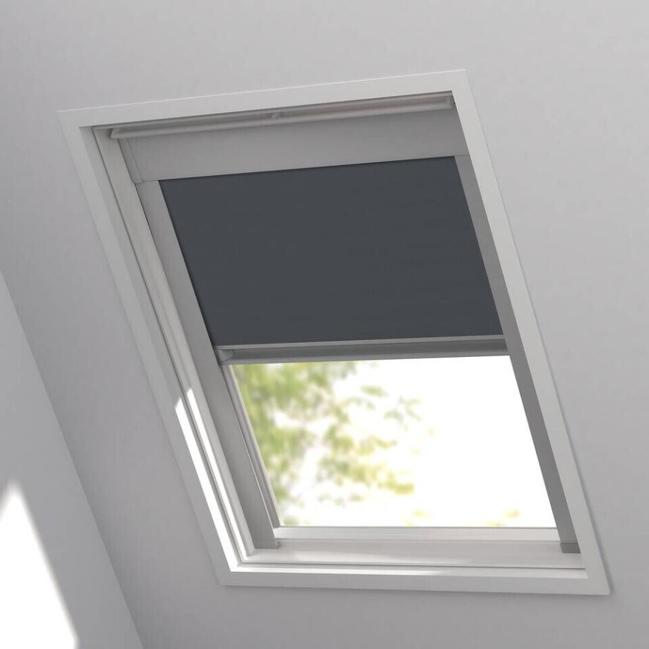 25% korting - Leen Bakker - Fenstr Dakraamrolgordijn Hamburg Verduisterend - Antraciet (20048) - Polyester - Grijs - 120x10x10 Cm 25% korting - Leen Bakker - Fenstr Dakraamrolgordijn Hamburg Verduisterend - Antraciet (20048) - Polyester - Grijs - 120x10x10 Cm afbeelding 1