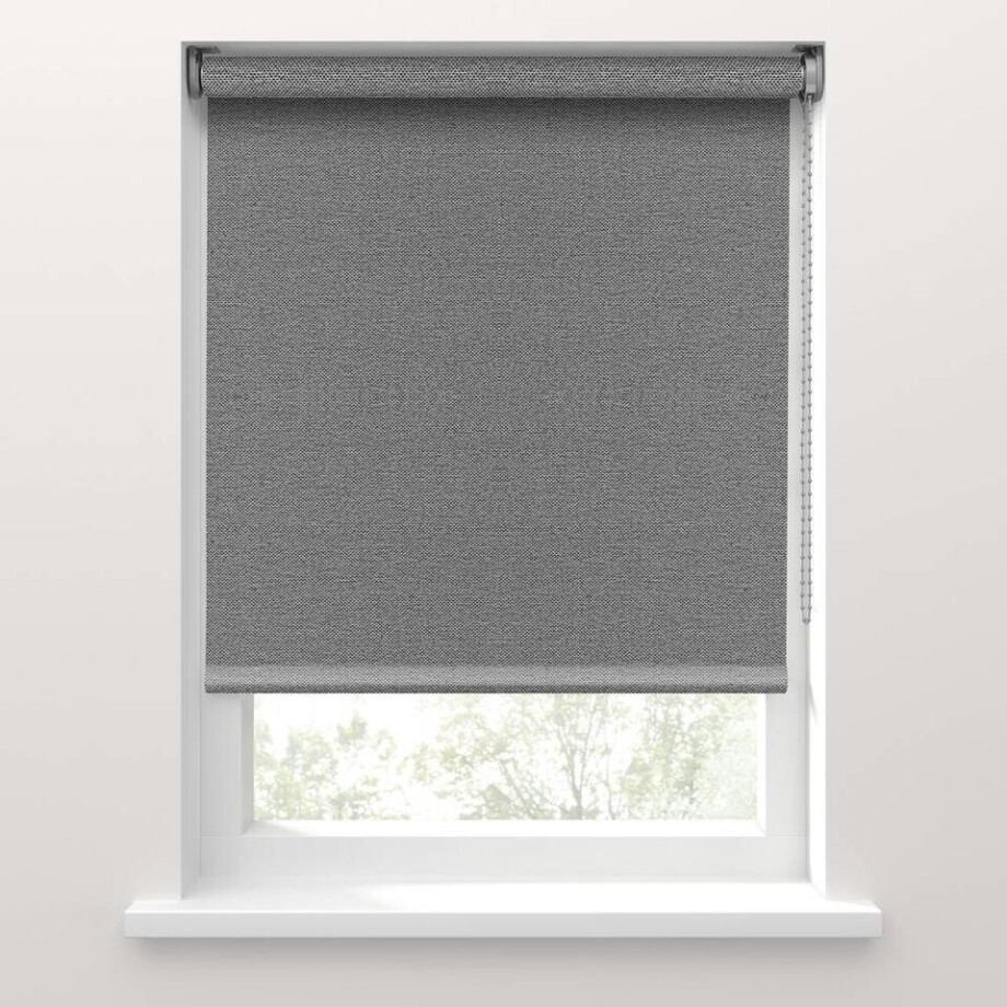 25% korting - Leen Bakker - Fenstr Rolgordijn Turijn Verduisterend - (15041) - Polyester - Zwart - 120x10x10 Cm afbeelding 1