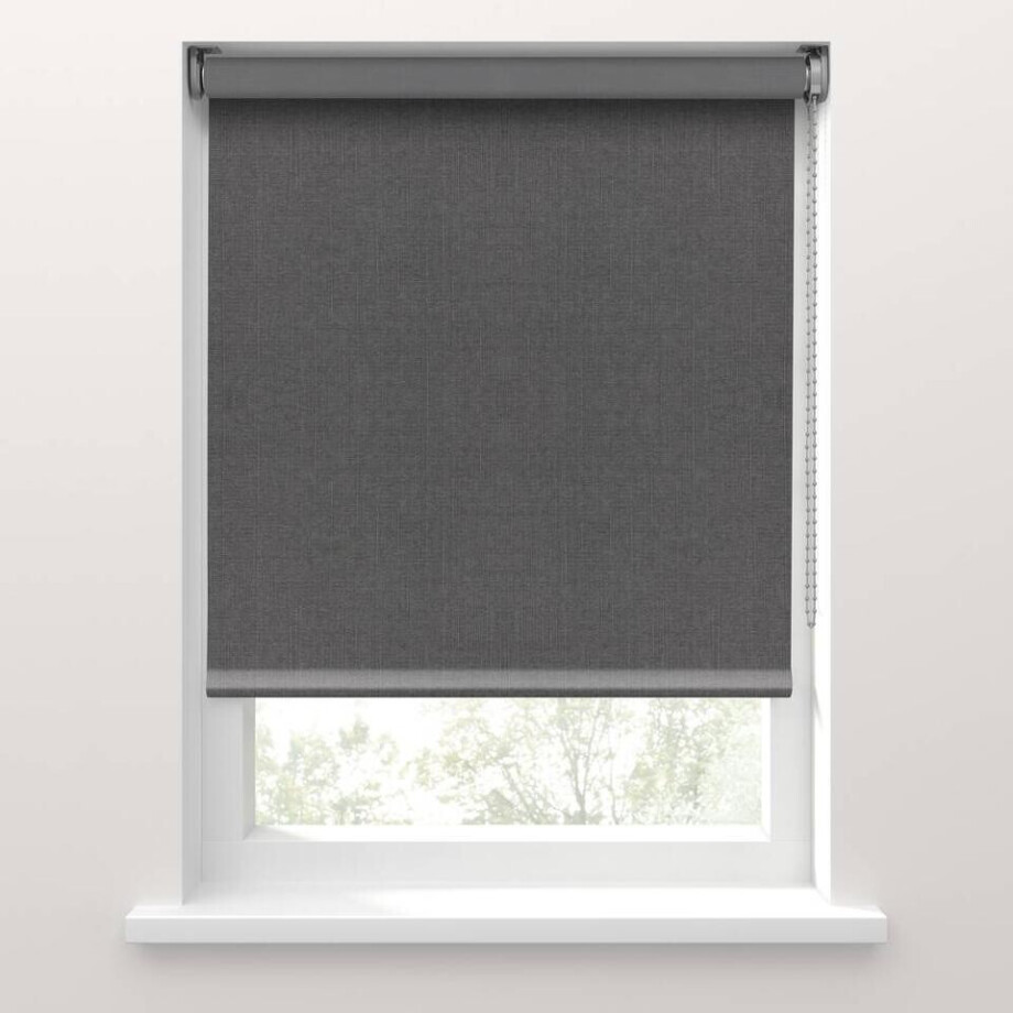 Leen Bakker - Fenstr Rolgordijn Granada Verduisterend - Ijzer (20052) - Polyester - Grijs - 120x10x10 Cm afbeelding 1
