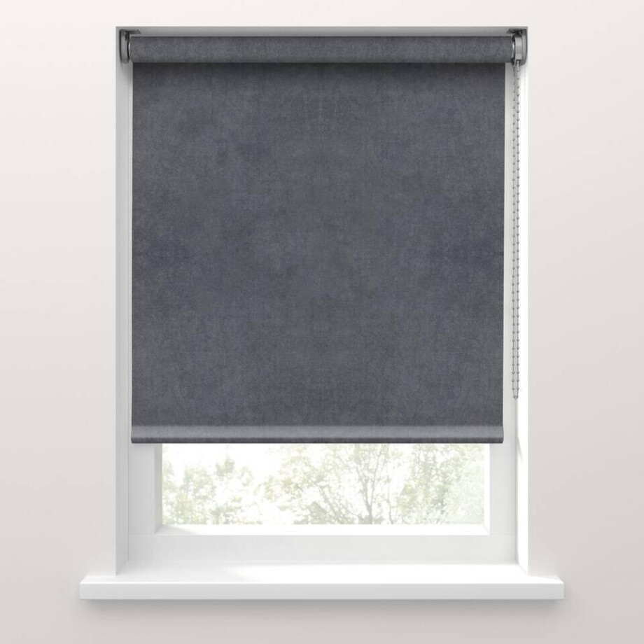 25% korting - Leen Bakker - Fenstr Rolgordijn Parijs Verduisterend - (20070) - Polyester - Grijs - 120x10x10 Cm afbeelding 1