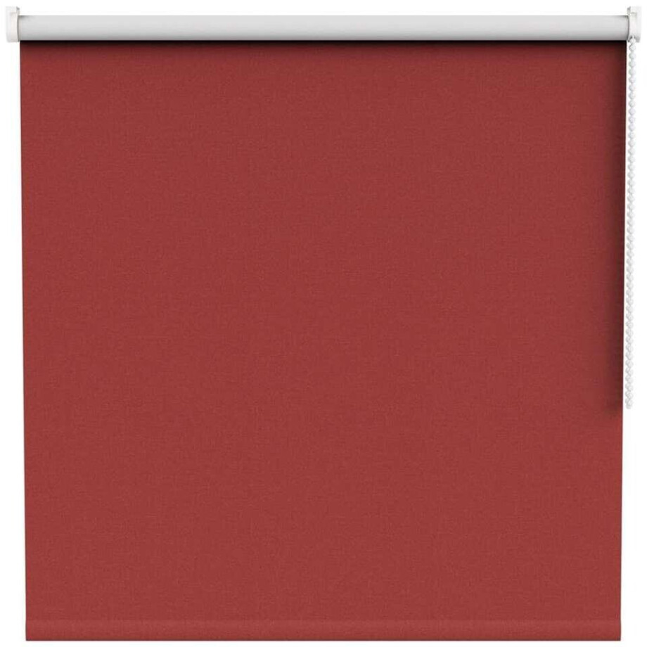 Leen Bakker - Fenstr Rolgordijn Stockholm Verduisterend - Donker (65302) - Polyester - Rood - 120x10x10 Cm afbeelding 1