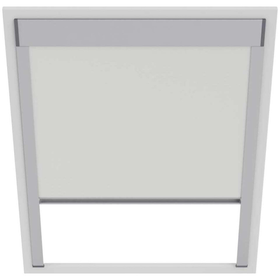 25% korting - Leen Bakker - Fenstr Dakraamrolgordijn Hamburg Verduisterend - Licht (20010) - Polyester - Grijs - 100x10x10 Cm afbeelding 1