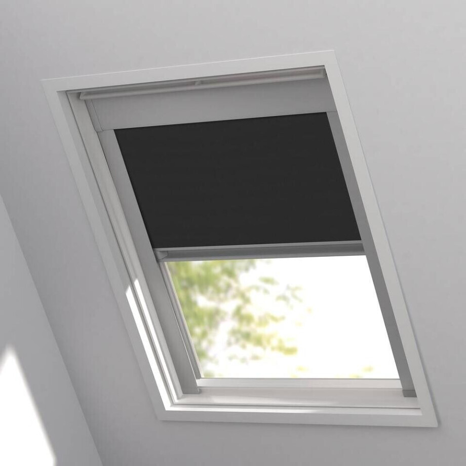 25% korting - Leen Bakker - Fenstr Dakraamrolgordijn Hamburg Verduisterend - (15061) - Polyester - Zwart - 120x10x10 Cm 25% korting - Leen Bakker - Fenstr Dakraamrolgordijn Hamburg Verduisterend - (15061) - Polyester - Zwart - 120x10x10 Cm afbeelding 1