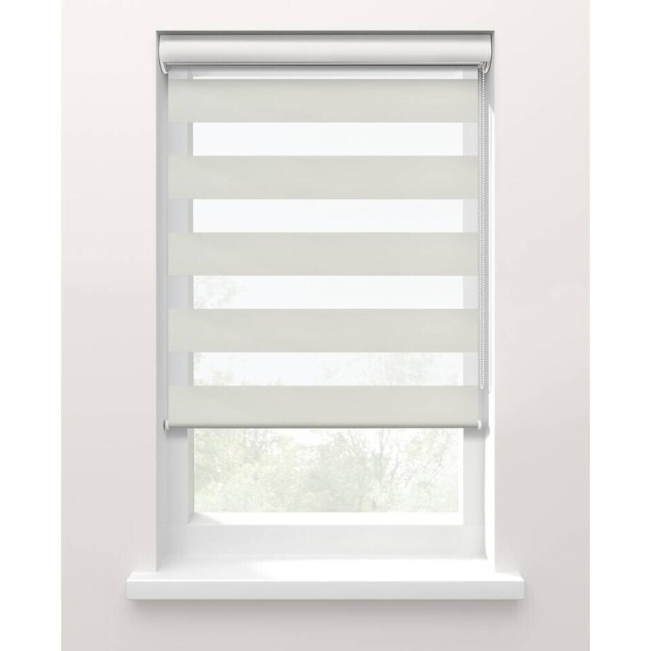 25% korting - Leen Bakker - Fenstr Duo Rolgordijn Nice Lichtdoorlatend - Naturel (25039) - Polyester - Beige - 120x10x10 Cm 25% korting - Leen Bakker - Fenstr Duo Rolgordijn Nice Lichtdoorlatend - Naturel (25039) - Polyester - Beige - 120x10x10 Cm afbeelding 1