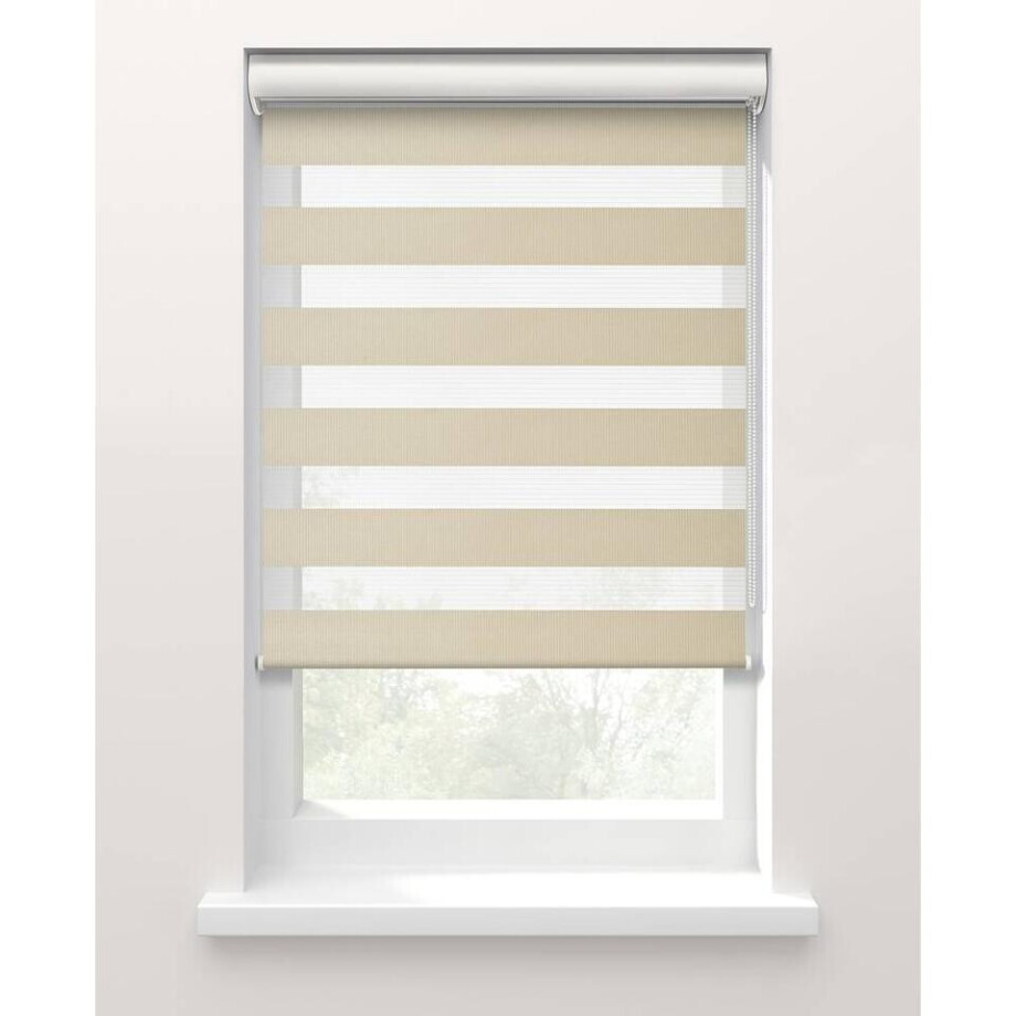 25% korting - Leen Bakker - Fenstr Duo Rolgordijn Planos Lichtdoorlatend - Zand (25022) - Polyester - Beige - 120x10x10 Cm 25% korting - Leen Bakker - Fenstr Duo Rolgordijn Planos Lichtdoorlatend - Zand (25022) - Polyester - Beige - 120x10x10 Cm afbeelding 1