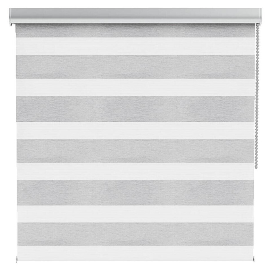 Leen Bakker - Fenstr Duo Rolgordijn Florence Verduisterend - Licht (20015) - Polyester - Grijs - 120x10x10 Cm afbeelding 1