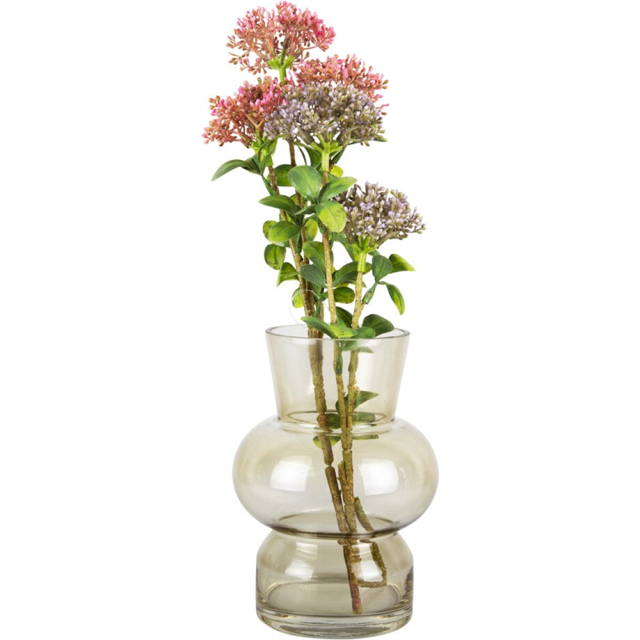 Vaas Gleam - Groen - Ø13cm Vaas Gleam - Groen - Ø13cm afbeelding 1