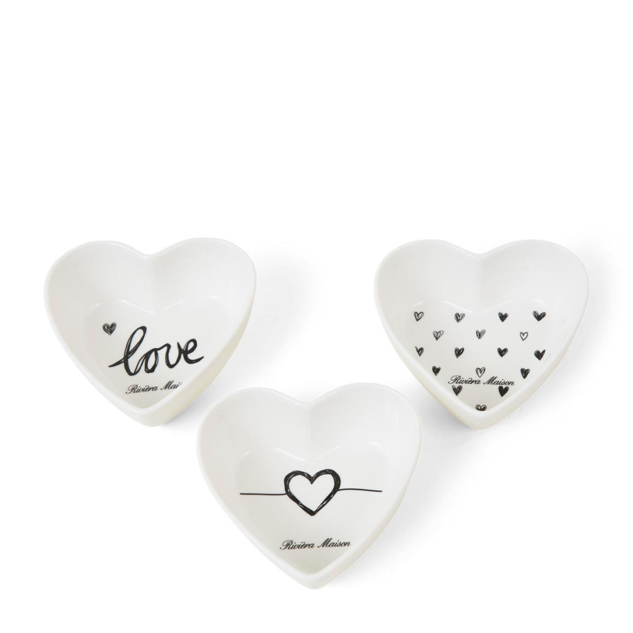 Schaaltjes Lovely Heart, 3 stuks afbeelding 1