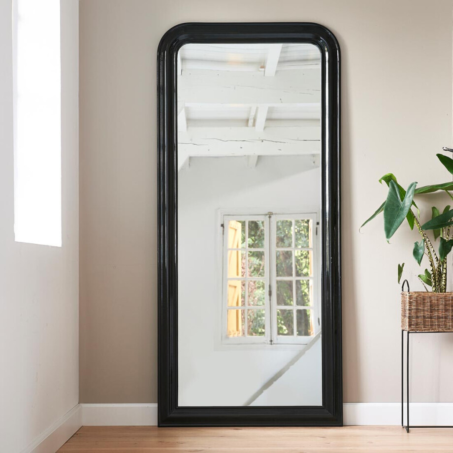 Rivièra Maison Spiegel 'Place Vendôme' 220 x 100cm, kleur Zwart Rivièra Maison Spiegel 'Place Vendôme' 220 x 100cm, kleur Zwart afbeelding 1