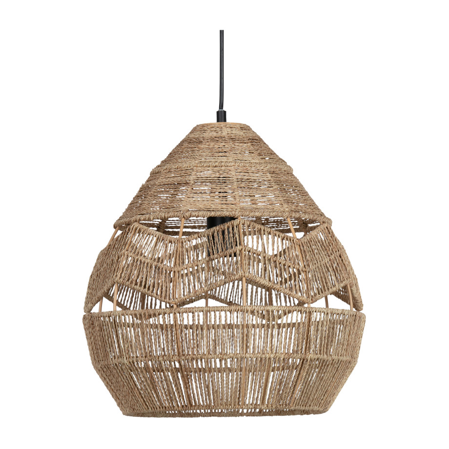 WOOOD Exclusive Hanglamp 'Adelaide' Ø35cm, kleur Naturel afbeelding 1