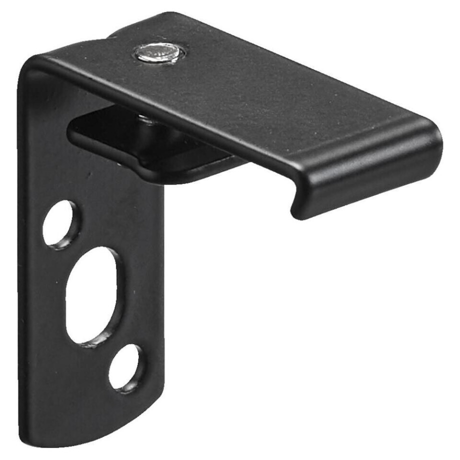 Leen Bakker - Wandsteun 35mm - 6 Stuks - IJzer - Zwart - 3.8x1.8x4 Cm Leen Bakker - Wandsteun 35mm - 6 Stuks - IJzer - Zwart - 3.8x1.8x4 Cm afbeelding 1