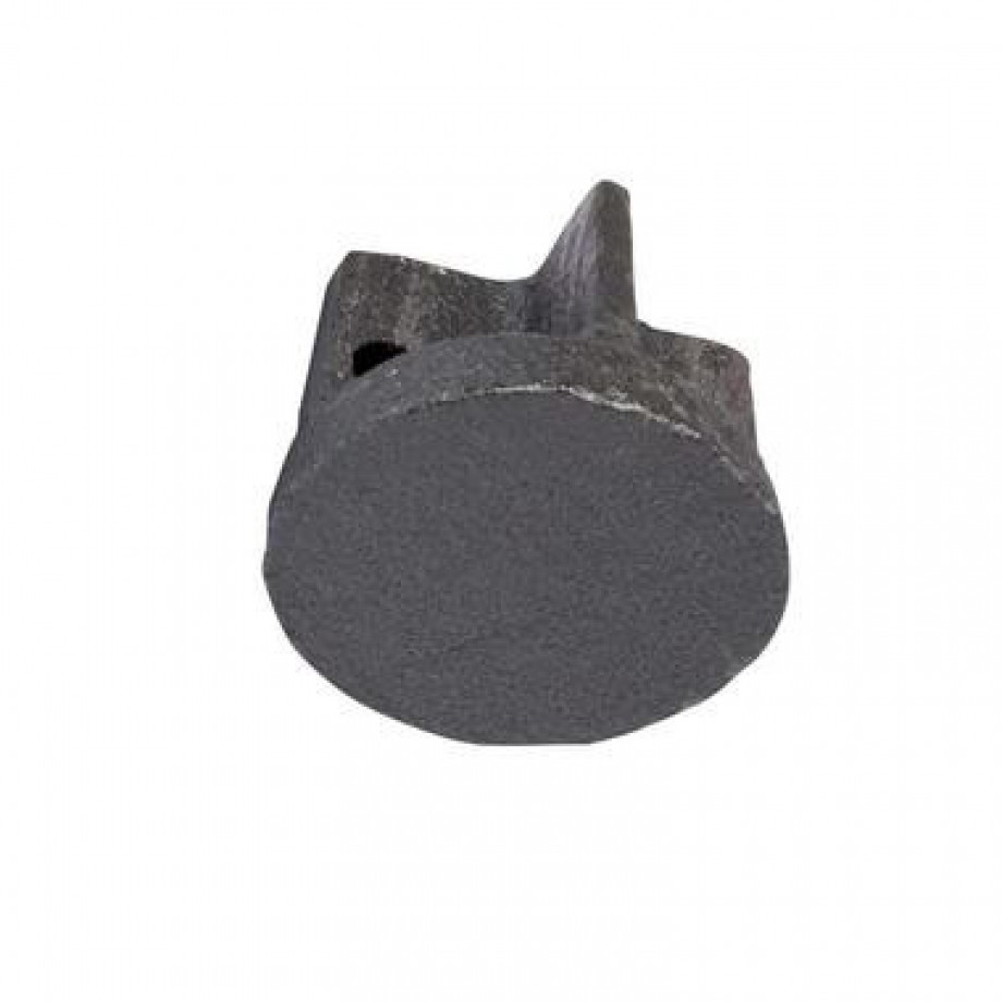 Gordijnroede knop Endcap 28 mm - gewalst staal (2 stuks) - Leen Bakker afbeelding 1