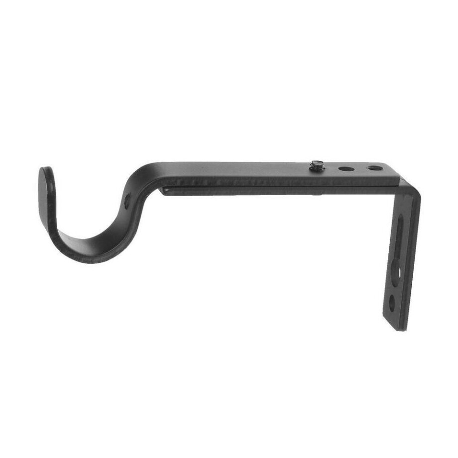 Leen Bakker - 2 Steunen Verstelbaar 9-14cm Ø20 Mm - Metaal - Zwart Leen Bakker - 2 Steunen Verstelbaar 9-14cm Ø20 Mm - Metaal - Zwart afbeelding 1