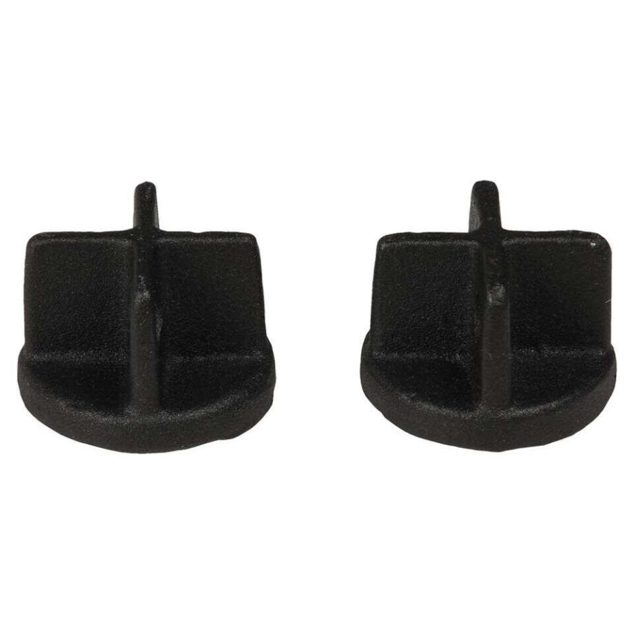 Leen Bakker - Eindknop - Mat - Staal - Zwart - 2.8x2x2.8 Cm afbeelding 1