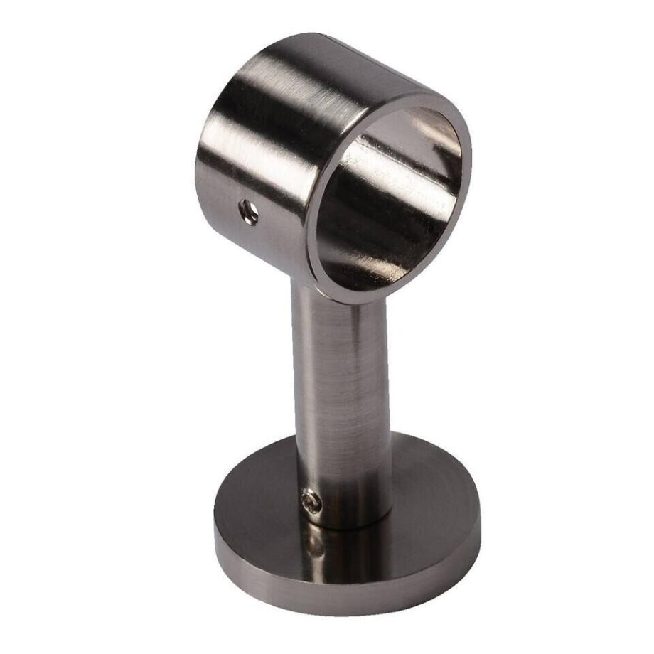 Leen Bakker - 1 Plafondsteun 5cm Ø28mm - Rvs - Metaal - Zilverkleurig Leen Bakker - 1 Plafondsteun 5cm Ø28mm - Rvs - Metaal - Zilverkleurig afbeelding 1