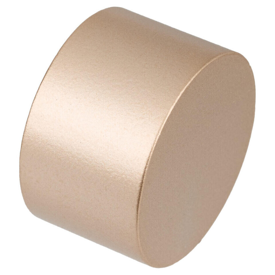 Leen Bakker - Eindknop Gordijnroede - Roze Ø28 Mm - S/2 (2016357) - Metaal - Roze#Goudkleurig afbeelding 1