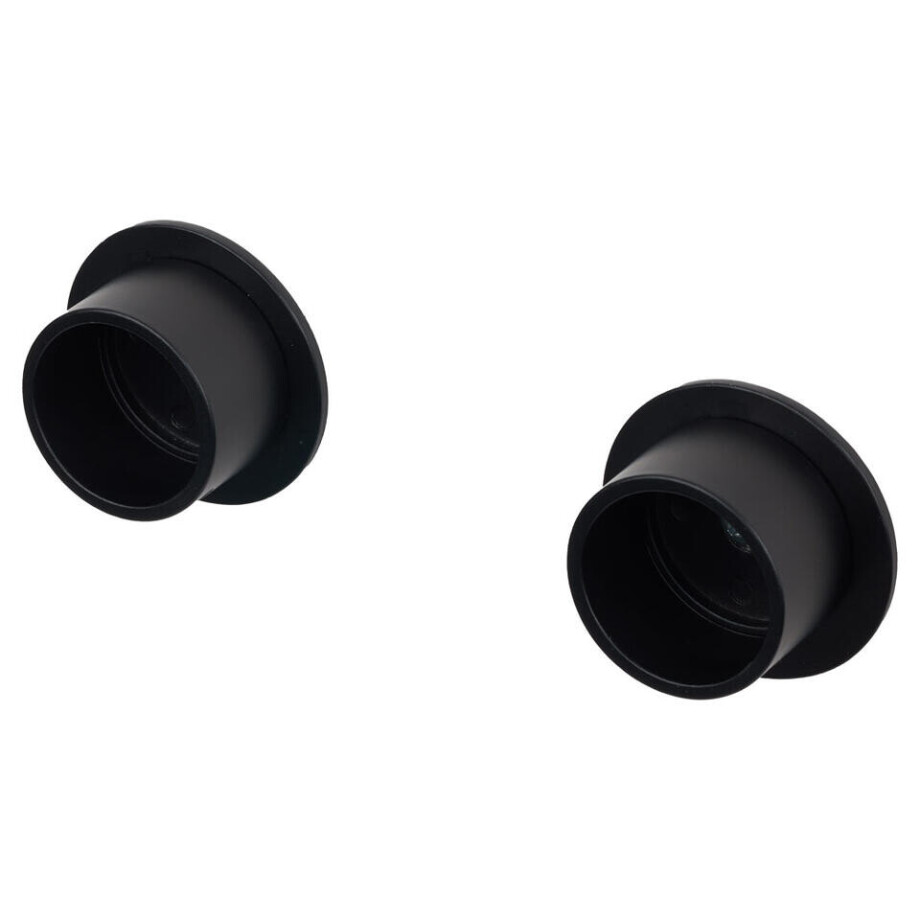 Leen Bakker - Wandbeslag Gordijnroede - Ø28mm - S/2 (2016358) - Metaal - Zwart Leen Bakker - Wandbeslag Gordijnroede - Ø28mm - S/2 (2016358) - Metaal - Zwart afbeelding 1