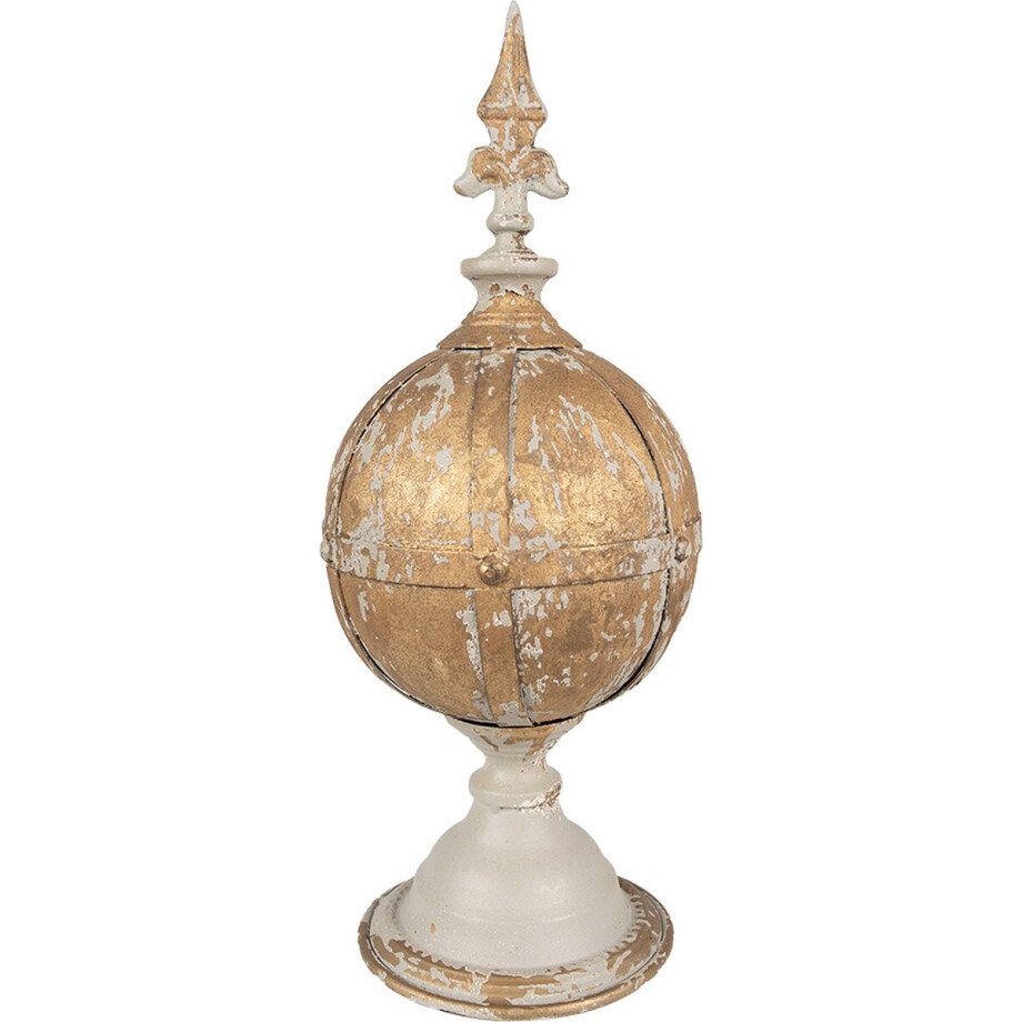 Clayre & Eef Decoratie Ornament Ø 19x45 cm Bruin Metaal Clayre & Eef Decoratie Ornament Ø 19x45 cm Bruin Metaal afbeelding 1