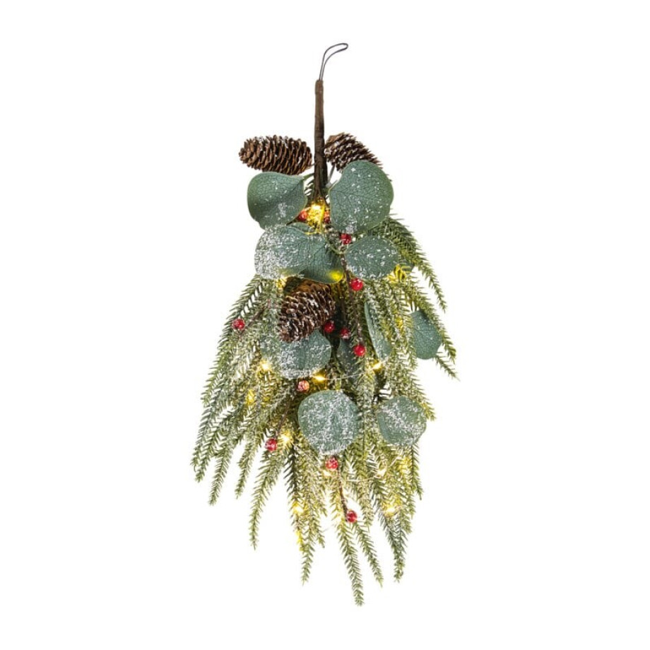 Kerstdecoratie tak - groen - 50 cm Kerstdecoratie tak - groen - 50 cm afbeelding