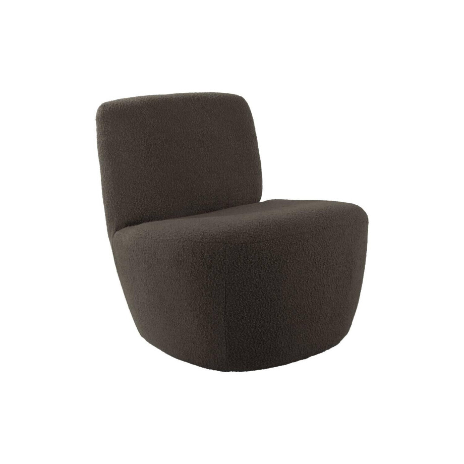 Fauteuil Ada bouclé | LEITMOTIV afbeelding 1