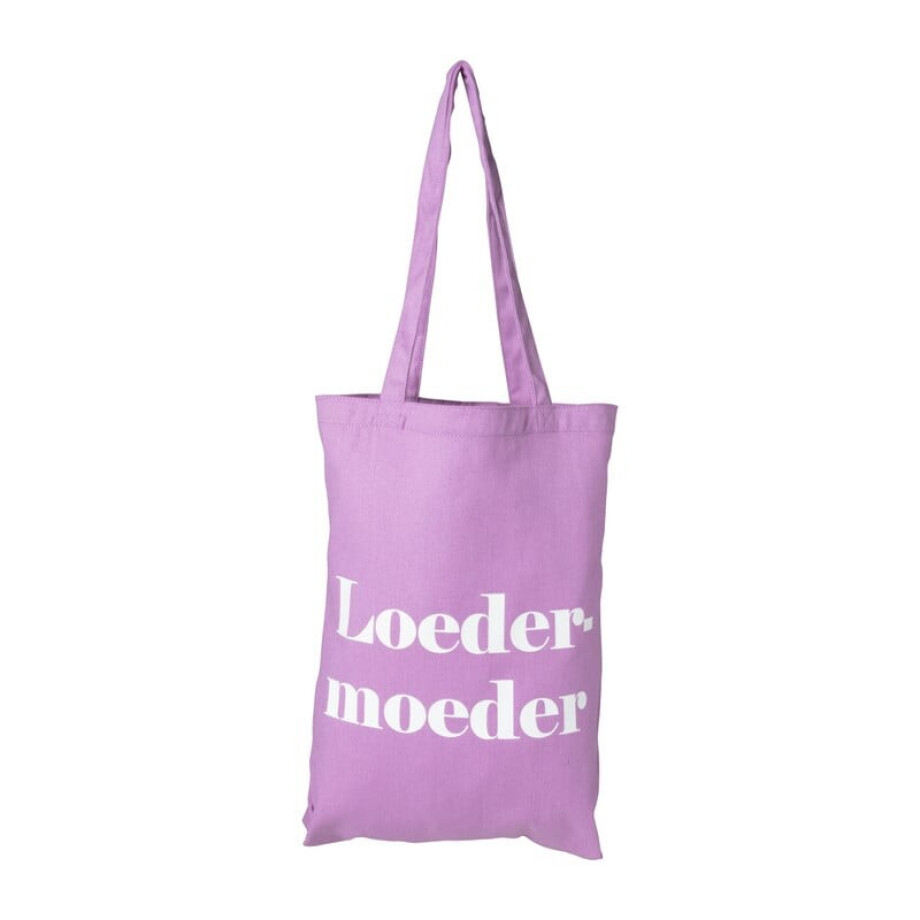 Canvas tas loedermoeder - roze afbeelding 