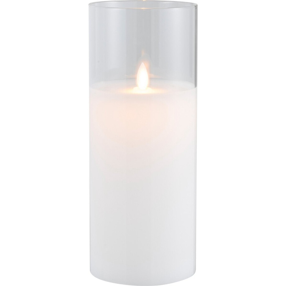 J-Line lamp Blinkend - glas - transparant - large - LED lichtjes afbeelding 1