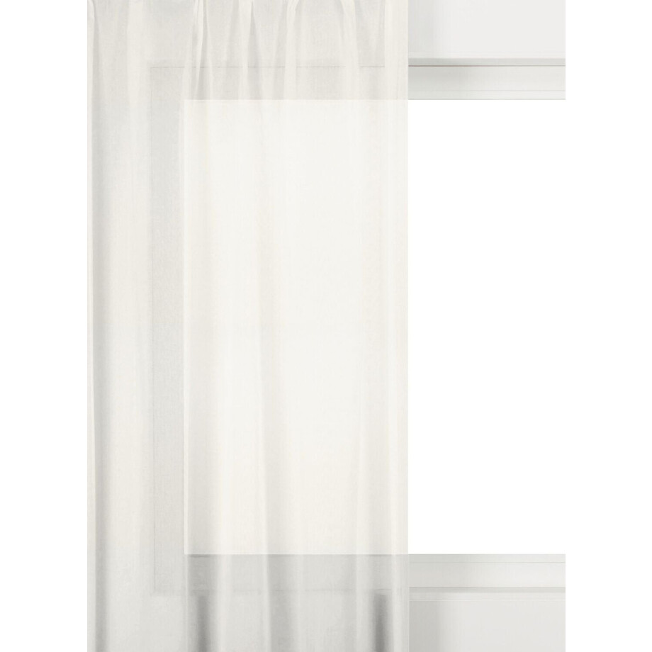 HEMA HEMA Gordijnstof Voile Basic Ecru (ecru) afbeelding 1