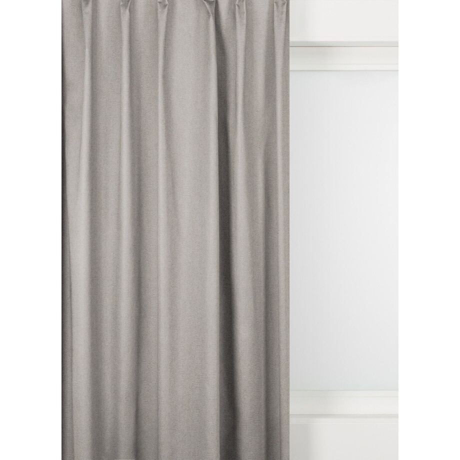 HEMA HEMA Gordijnstof Lemmer Grijs (grijs) afbeelding 1