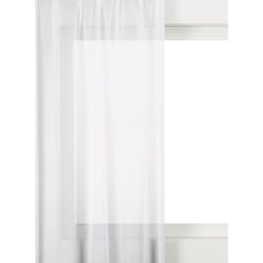 HEMA HEMA Gordijnstof Voile Java Wit (wit) afbeelding 1