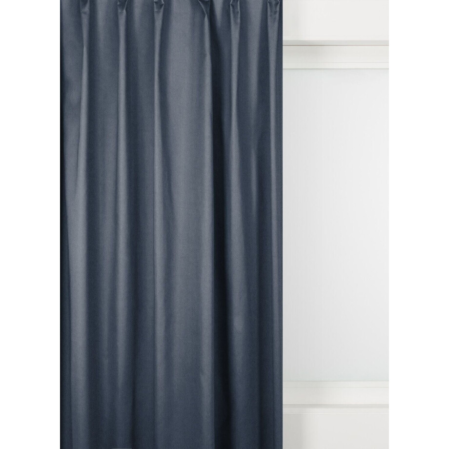 HEMA HEMA Gordijnstof Nijmegen Verduisterend Blauw (blauw) HEMA HEMA Gordijnstof Nijmegen Verduisterend Blauw (blauw) afbeelding 1