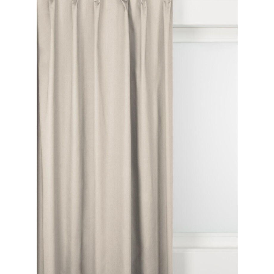 HEMA HEMA Gordijnstof Montfoort Verduisterend Beige (beige) afbeelding 1
